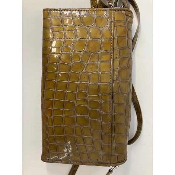 BRIGHTON, SMALL EMBOSSED ANIMAL PATTON LEATHER CROSSBODY BAG - Picture 4 of 16